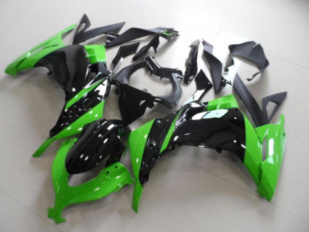 2013-2016 Black Green Kawasaki ZX300R Motorbike Fairing Kits