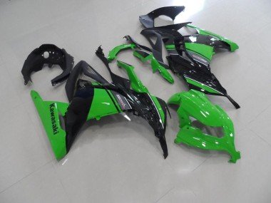 2013-2016 Black Green Kawasaki ZX300R Motorcycle Replacement Fairings