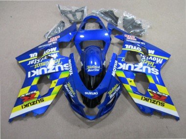 2001-2003 Blue Telefunica Movistar Suzuki GSXR600 Motorcycle Replacement Fairings