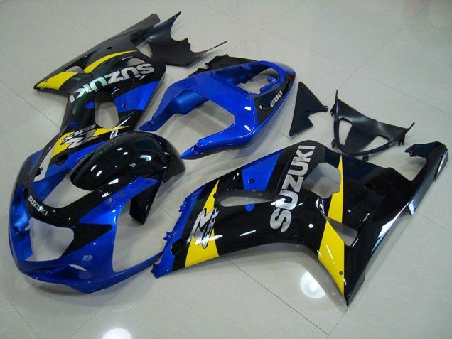 2001-2003 Blue Black Suzuki GSXR750 Motorbike Fairing Kits