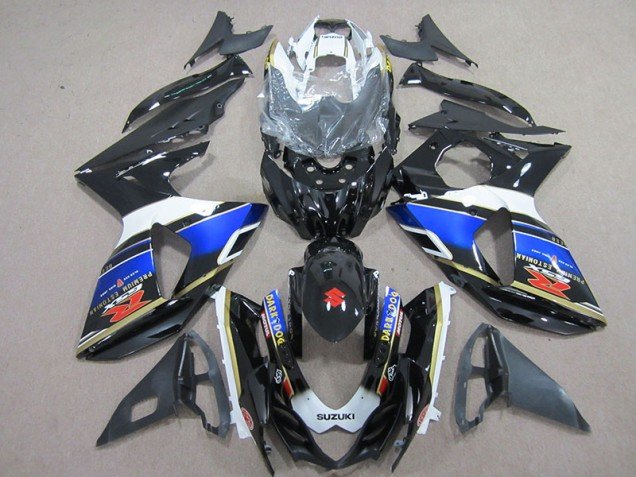 2009-2016 Black Dark Dog Suzuki GSXR1000 Motor Fairings