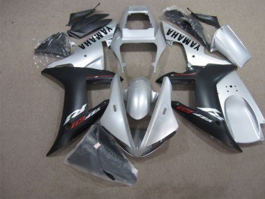 2004-2006 Silver Black Yamaha YZF R1 Motorcycle Fairings